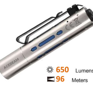 Φακός Acebeam Rider RX AA/Silver +Battery