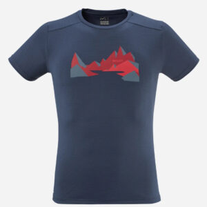 Ορειβατικό t-shirt Ανδρικό Millet Rock Point TS SS, αντιιδρωτικό /Blue