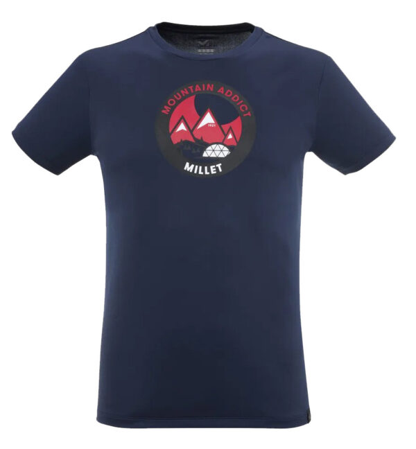 Ανδρικό t-shirt Millet DREAMY PEAKS TS SS M /Saphir