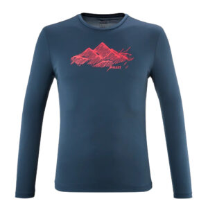 Μπλούζα ανδρική Millet SUNNY FIELDS TS LS M /Navy blue