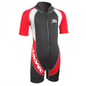 Παιδική / βρεφική στολή νεοπρενίου 2mm κόκκινη Aropec