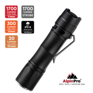 Φακός AlpinPro Tactical 2 TM-05R επαναφορτιζόμενος
