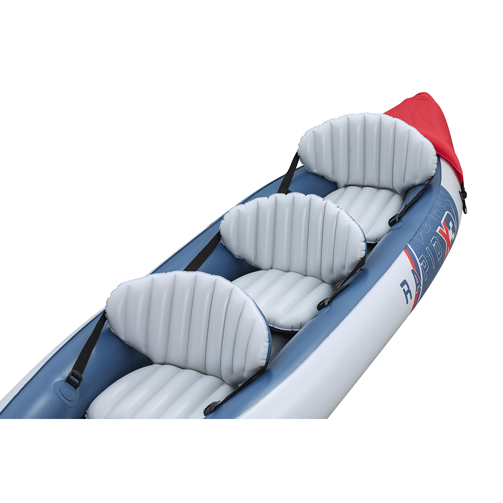 Hydro-Force Rapid X3 Set BESTWAY Φουσκωτό Καγιάκ τριών ατόμων, Μήκος: 3.81m, Αντοχή: 280kg, 1 πτερύγιο, 65132
