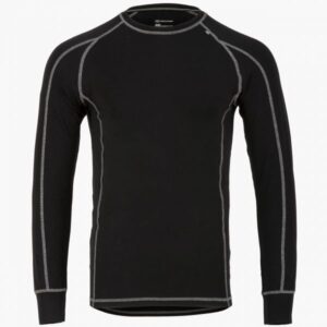 ΙΣΟΘΕΡΜΙΚΗ ΑΝΔΡΙΚΗ ΜΠΛΟΥΖΑ Highlander Bamboo Base Layer Long Sleeve Top, Mens, Black - L