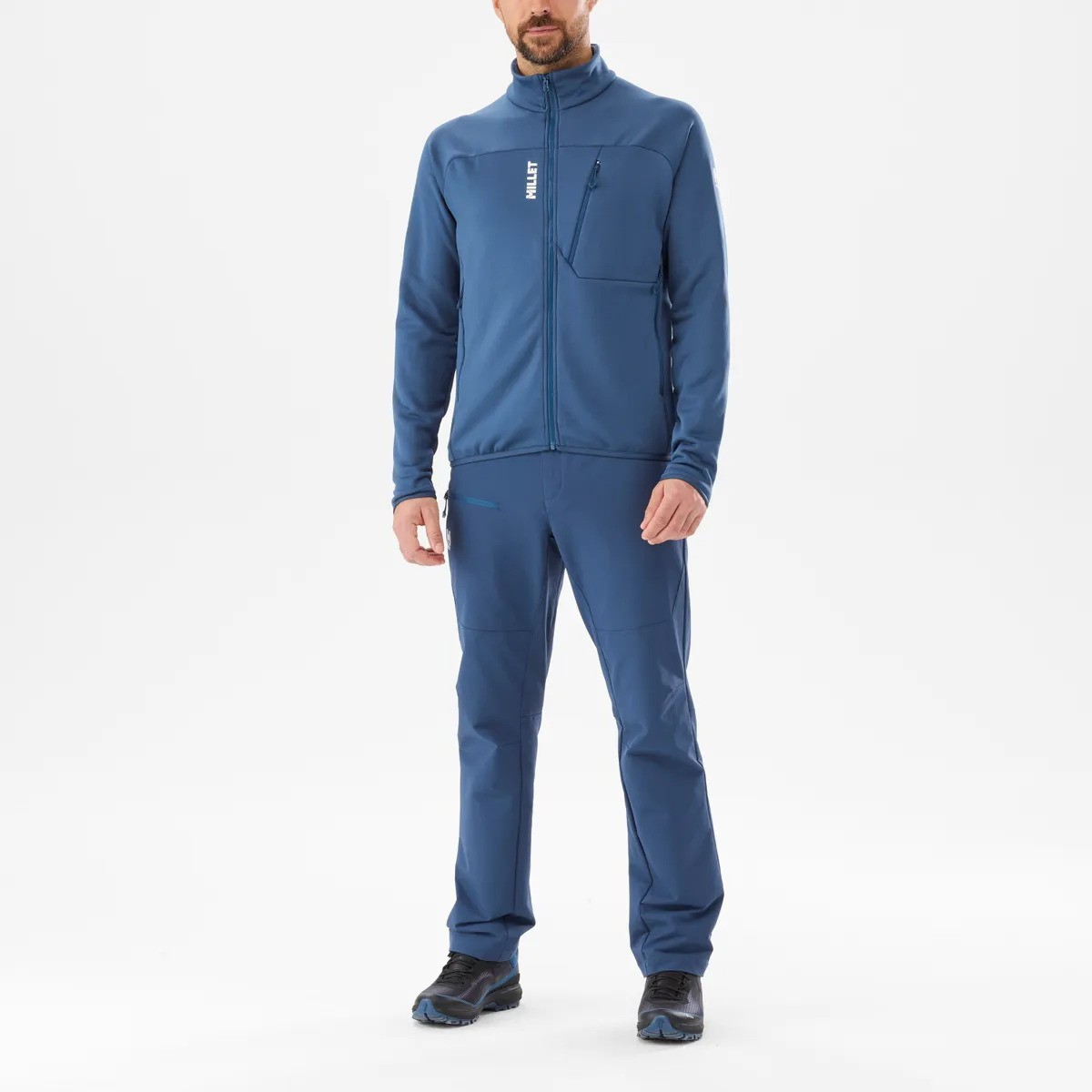 Millet SENECA FLEECE M, Ανδρικό ορειβατικό jacket, MIV10244_N0395 /Dark Denim