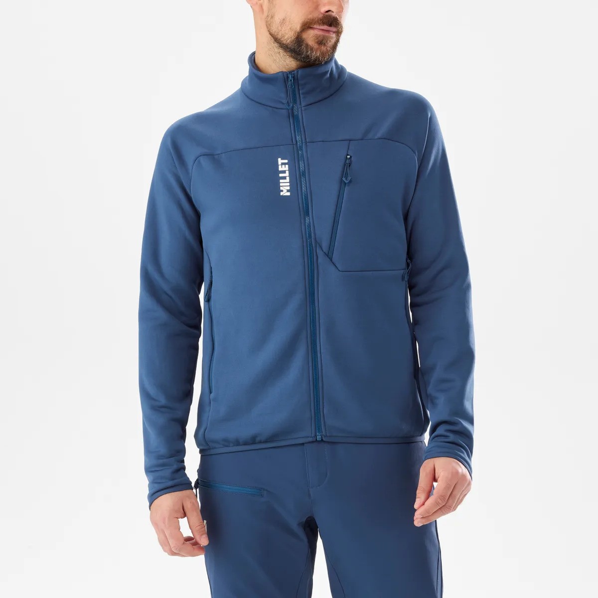 Millet SENECA FLEECE M, Ανδρικό ορειβατικό jacket, MIV10244_N0395 /Dark Denim