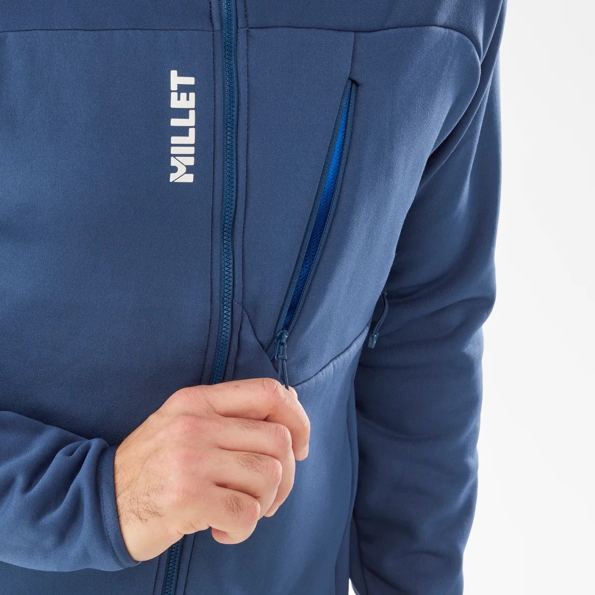 Millet SENECA FLEECE M, Ανδρικό ορειβατικό jacket, MIV10244_N0395 /Dark Denim