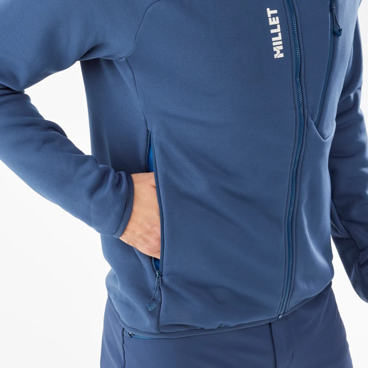 Millet SENECA FLEECE M, Ανδρικό ορειβατικό jacket, MIV10244_N0395 /Dark Denim