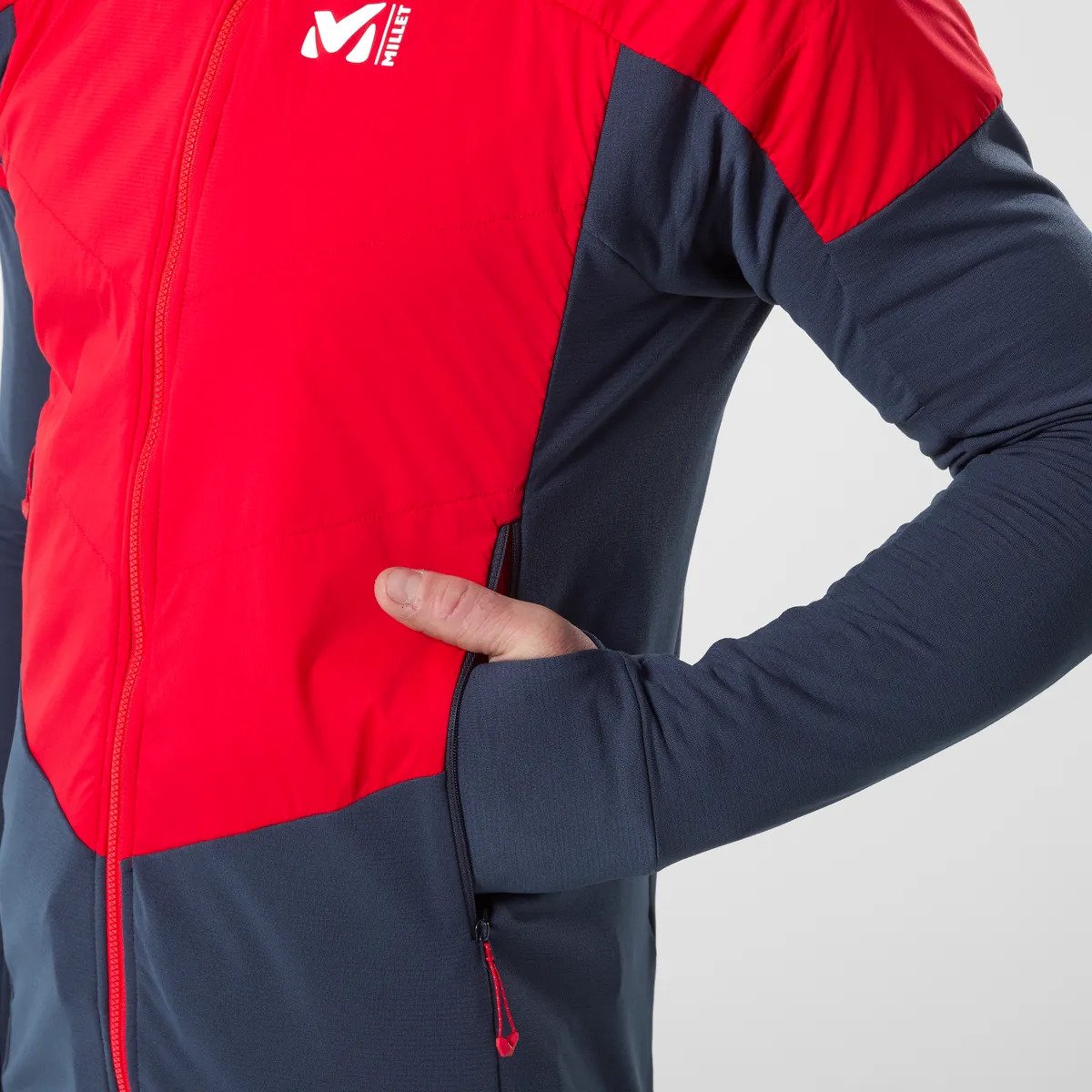 Μπουφάν ski ανδρικό fleece Millet RUTOR ALPHA HOODIE M /Khaki