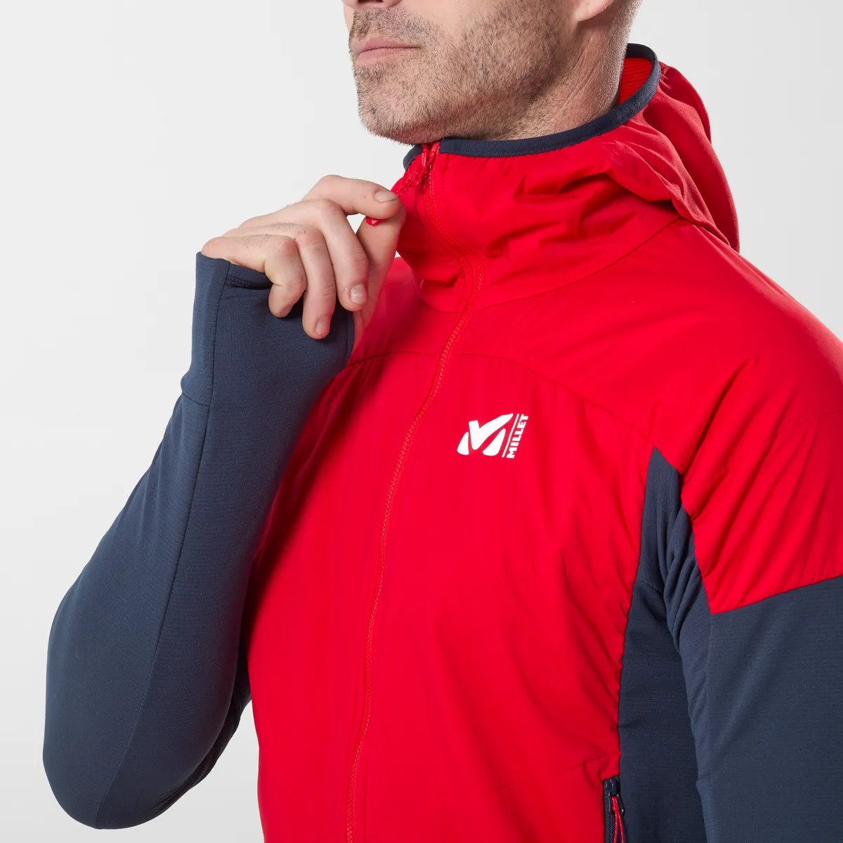 Μπουφάν ski ανδρικό fleece Millet RUTOR ALPHA HOODIE M /Khaki