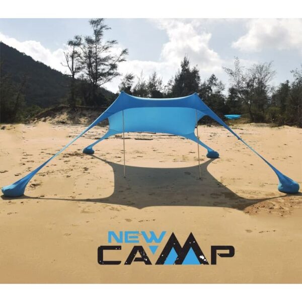 NEW CAMP Lycra Shelter 300x250 cm, Ελαστική Τέντα Παραλίας, NEW-159 /Aegean Blue