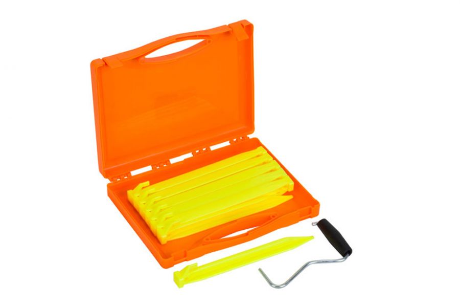 Πασαλάκια με εξολκέα σε θήκη Vango Bolt Plastic Peg Set 22cm x 12