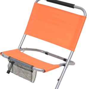 ΚΑΡΕΚΛΑ ΠΑΡΑΛΙΑΣ ΜΕΤΑΛΛΙΚΗ ΠΟΡΤΟΚΑΛΙ POLYESTER 600D