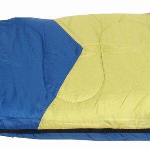 CAMPUS ΥΠΝΟΣΑΚΟΣ FIJI ΜΠΛΕ-ΚΙΤΡΙΝΟ 220x75 cm ΜΕ ΜΑΞΙΛΑΡΙ-ΜΟΥΜΙΑ