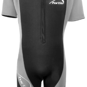 fortis ΣΤΟΛΗ ΚΑΤΑΔΥΣΗΣ MONOSHORT ΑΝΔΡΙΚΗ ΜΑΥΡΟ-ΓΚΡΙ 3mm L