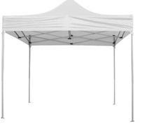 ΚΙΟΣΚΙ ΚΗΠΟΥ ΛΕΥΚΟ EASY UP ΒΑΡΕΩΣ ΤΥΠΟΥ 300x450x210/240/342 cm POL 160gr