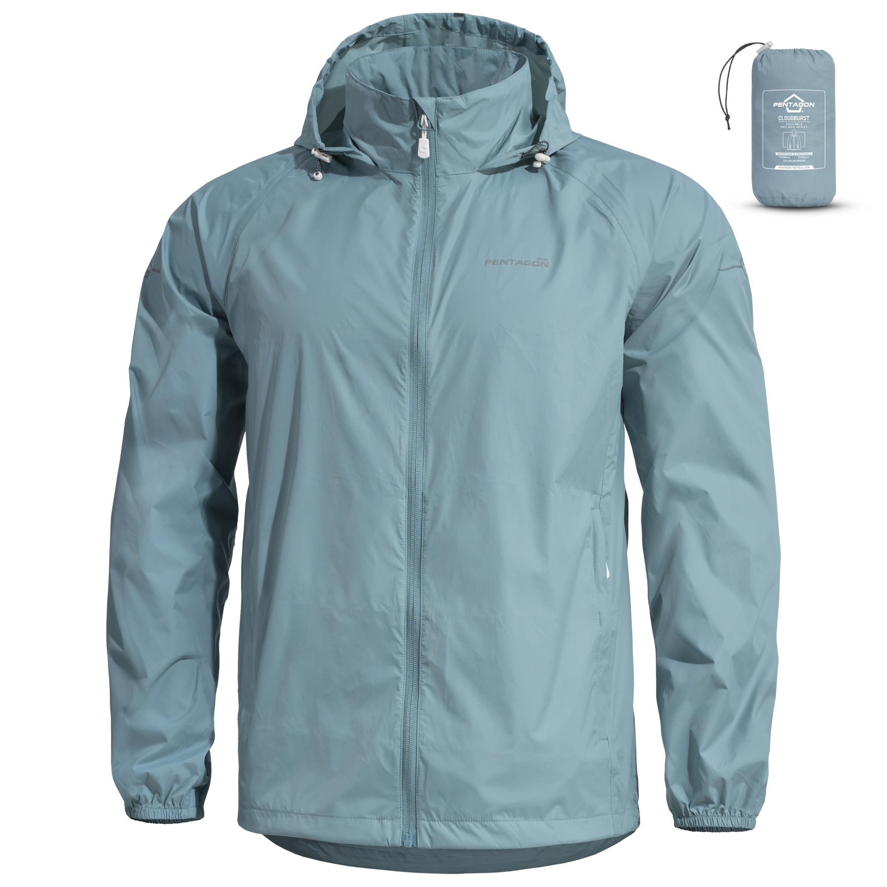 CLOUDBURST PACKABLE MENS RAIN JACKET K07019