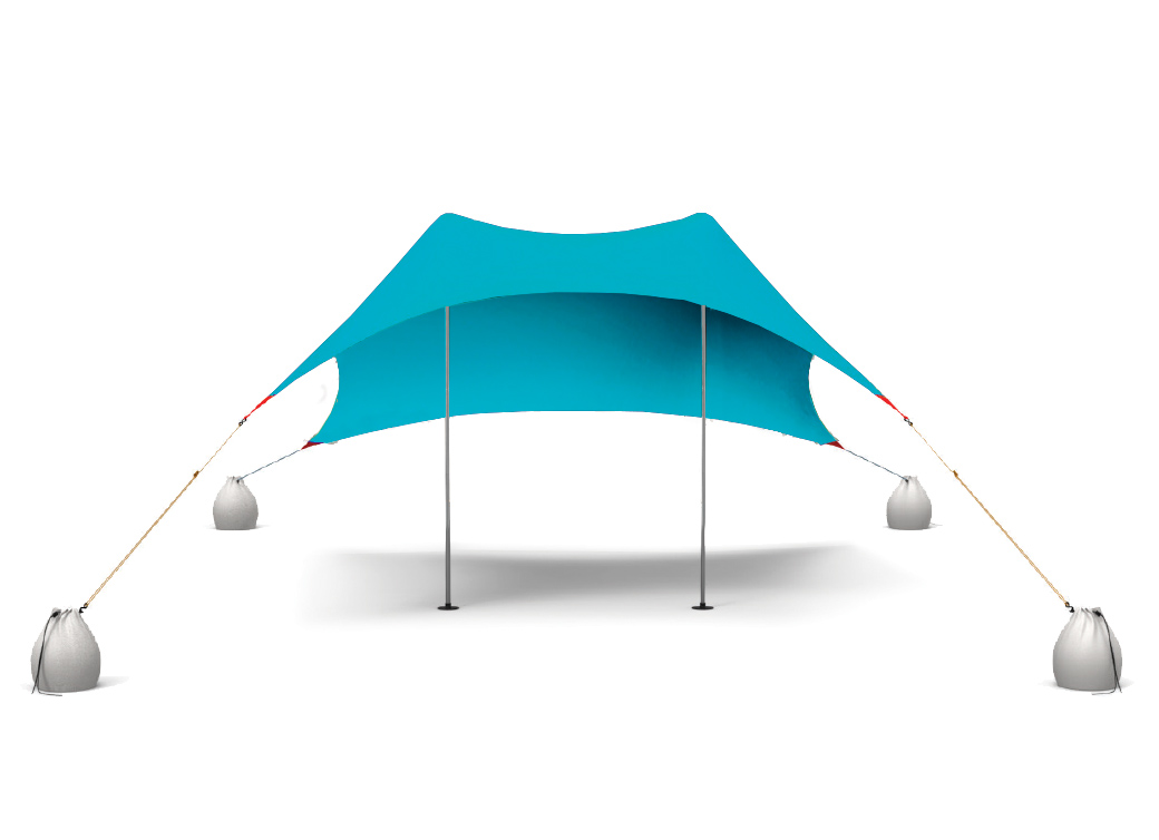 SALTY TRIBE Aeolians Beach Elastic Tent 200x200 cm, Τέντα Παραλίας με Προστασία UV, TRI-075 /Azul Cielo