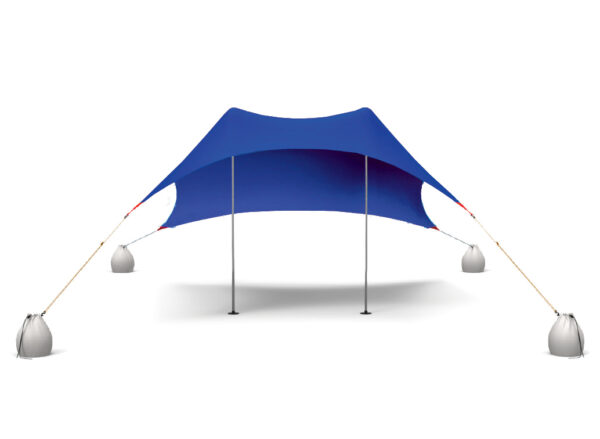SALTY TRIBE Aeolians Beach Elastic Tent 200x200 cm, Τέντα Παραλίας με Προστασία UV, TRI-076 /Royal Blue