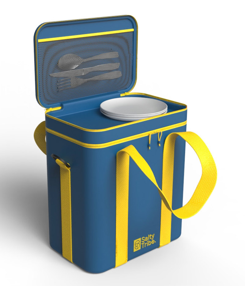 Cooler Bag SALTY TRIBE 30Lt, Ισοθερμική Τσάντα Ψυγείο με Μόνωση PEVA