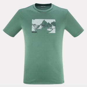 MILLET Wanaka Fast Men's T-Shirt, Ανδρικό Ορειβατικό Μπλουζάκι, MIV10087_N4238 /Green