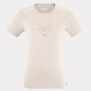 MILLET Ubic Women's T-Shirt, Γυναικείο Ορειβατικό Μπλουζάκι, MIV10478_N4237 /Vanilla Cream