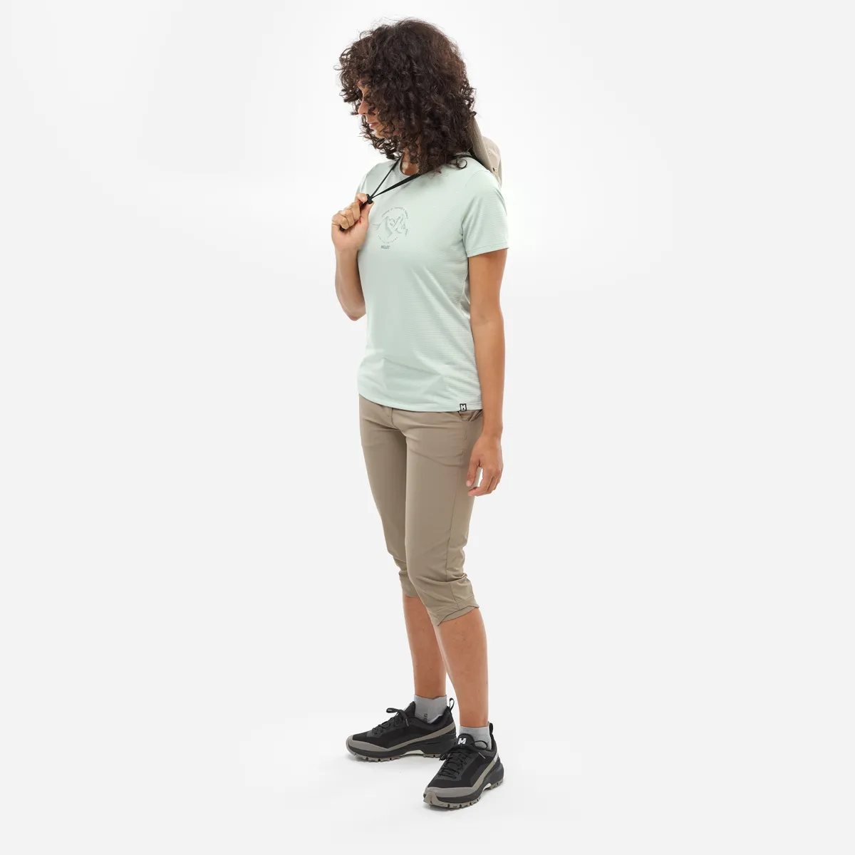 MILLET Ubic Women's T-Shirt, Γυναικείο Ορειβατικό Μπλουζάκι, MIV10478_N4239 /Sea Weed
