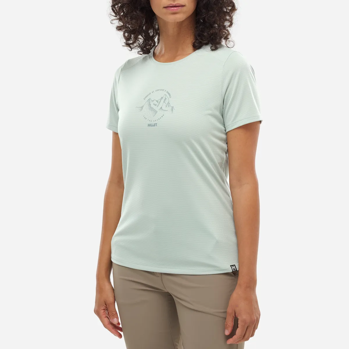 MILLET Ubic Women's T-Shirt, Γυναικείο Ορειβατικό Μπλουζάκι, MIV10478_N4239 /Sea Weed