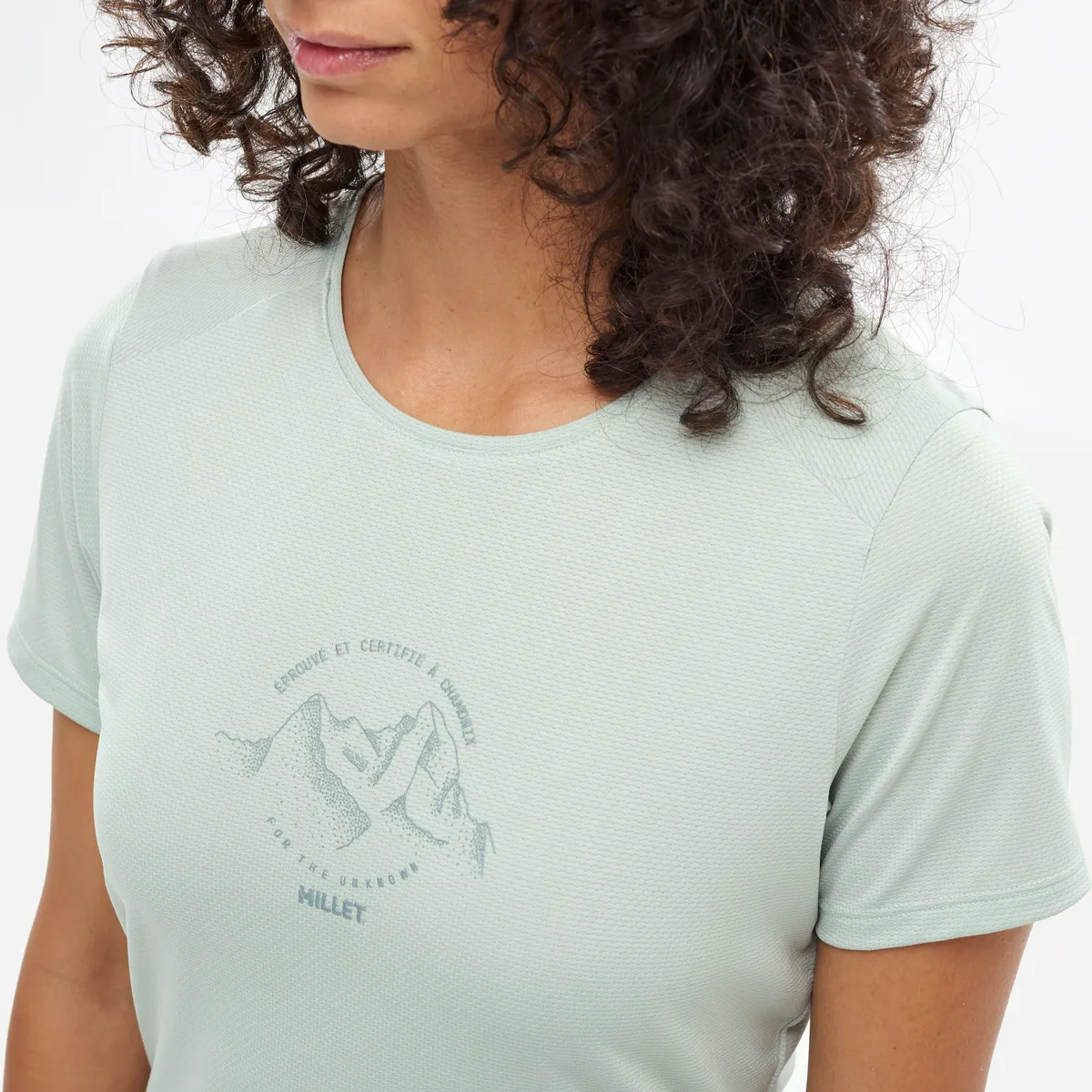 MILLET Ubic Women's T-Shirt, Γυναικείο Ορειβατικό Μπλουζάκι, MIV10478_N4239 /Sea Weed