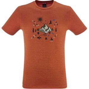 LAFUMA Shift Tee T-Shirt M, Ανδρικό Μπλουζάκι, LFV12539_2998 /Brick Red