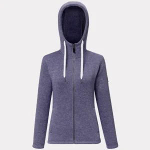 MILLET Chamonix Knitwarm Hoodie W, Γυναικεία Ζακέτα Fleece, MIV10849-N9883 /Fantasy Grey