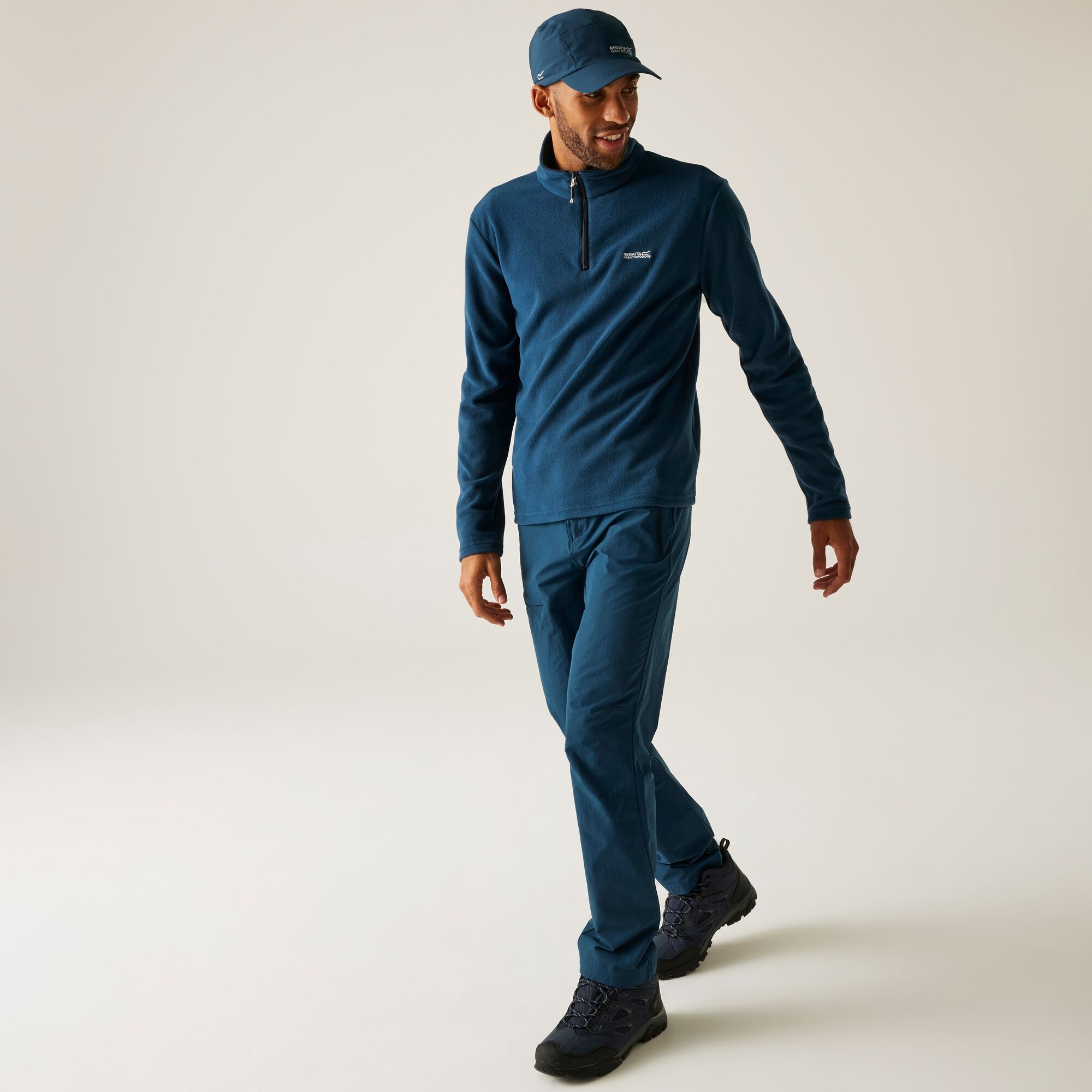 Fleece Aνδρικό Half Zip Regatta Moonlight Denim - Image 4