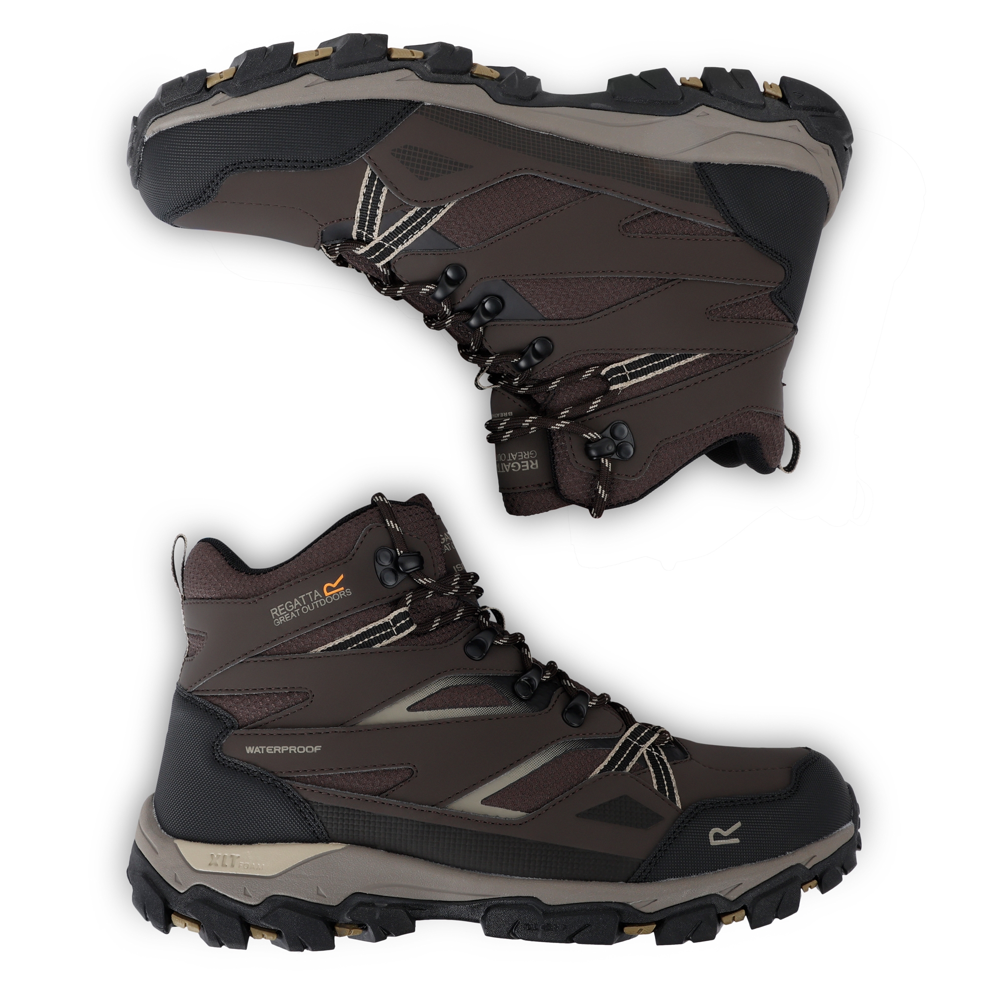 Regatta Holcombe III Ανδρικά Ορειβατικά Μποτάκια Καφέ - Image 3