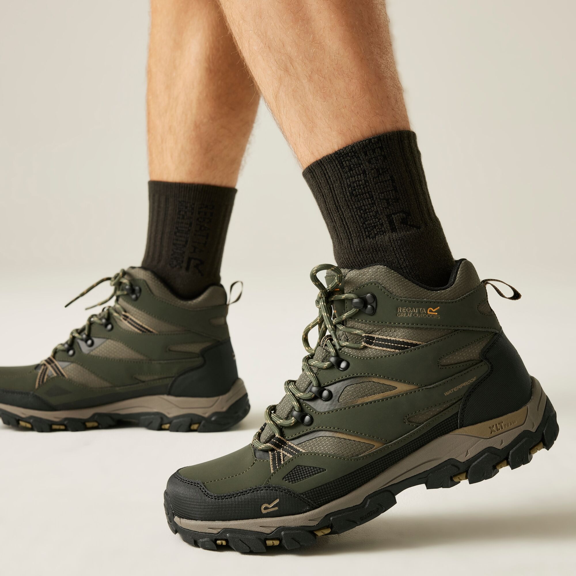 Regatta Holcombe III Ανδρικά Ορειβατικά Μποτάκια Χακί - Image 12