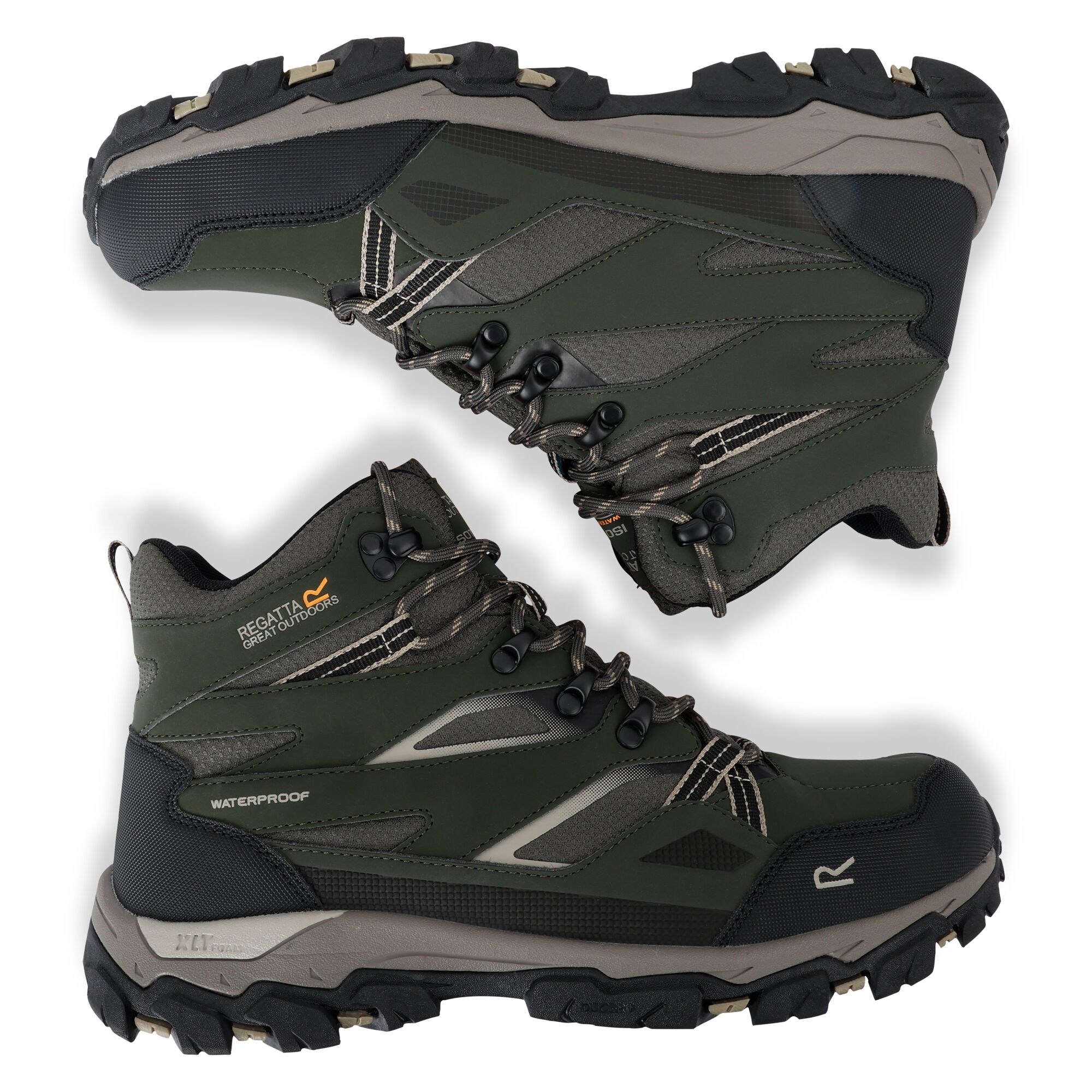 Regatta Holcombe III Ανδρικά Ορειβατικά Μποτάκια Χακί - Image 4