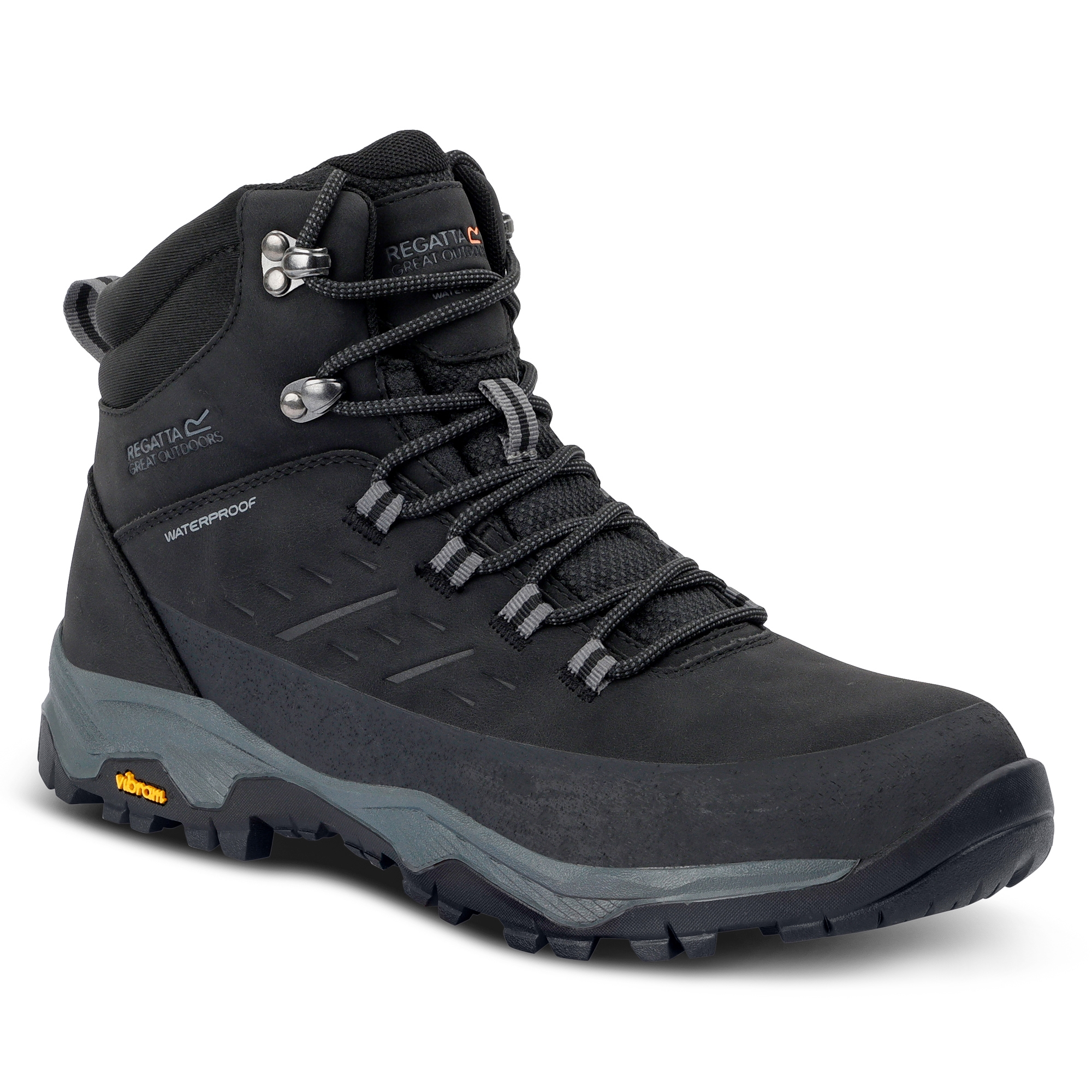 Regatta Blake Vibram Μποτάκια Πεζοπορίας / Μαύρο
