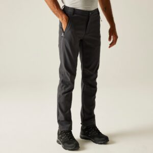 Regatta Geo II Softshell Ανδρικό Παντελόνι Πεζοπορίας Γκρι