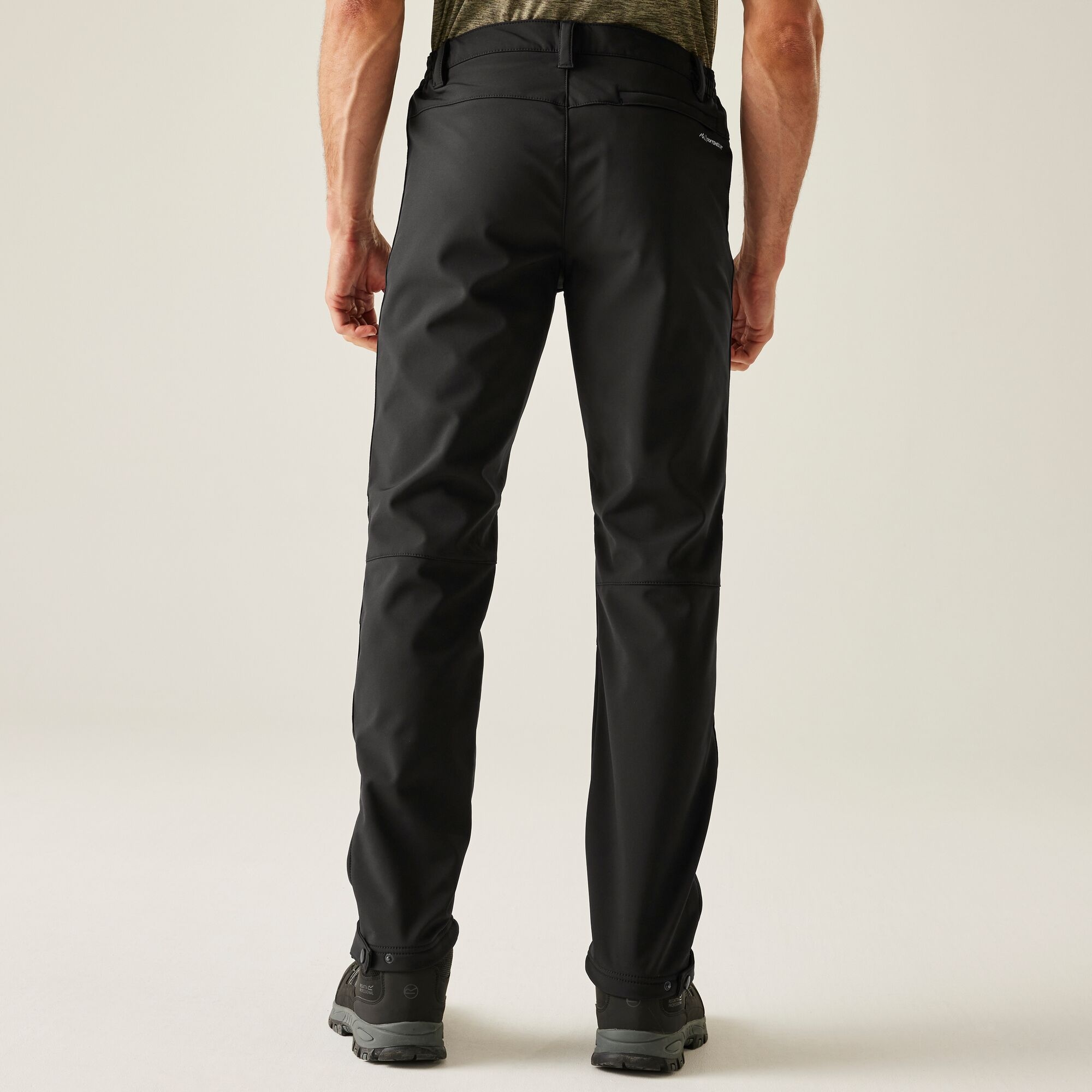 Regatta Geo II Softshell Ανδρικό Παντελόνι Πεζοπορίας Μαύρο - Image 2