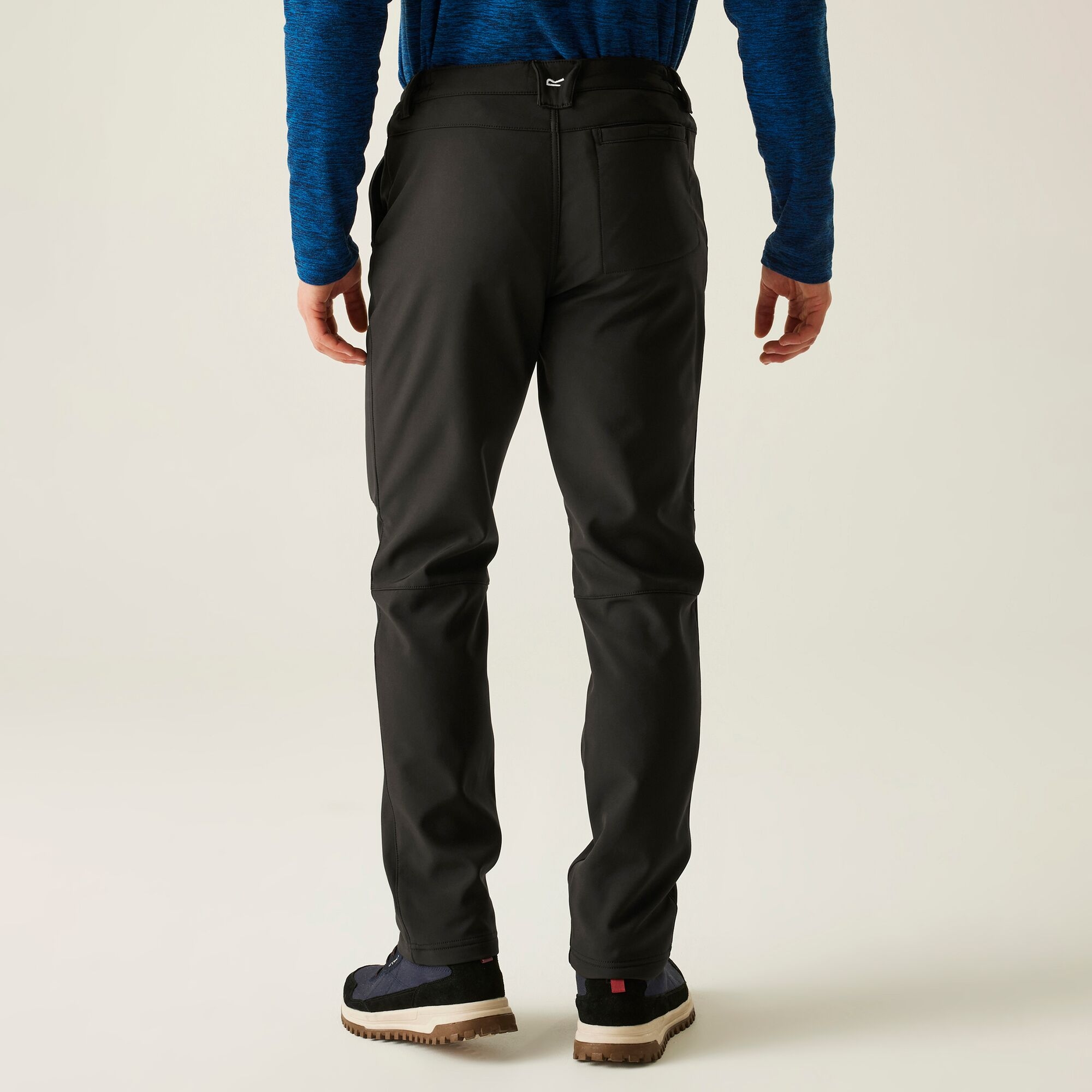 Regatta Fenton Softshell Ανδρικό Παντελόνι Πεζοπορίας Μαύρο - Image 2
