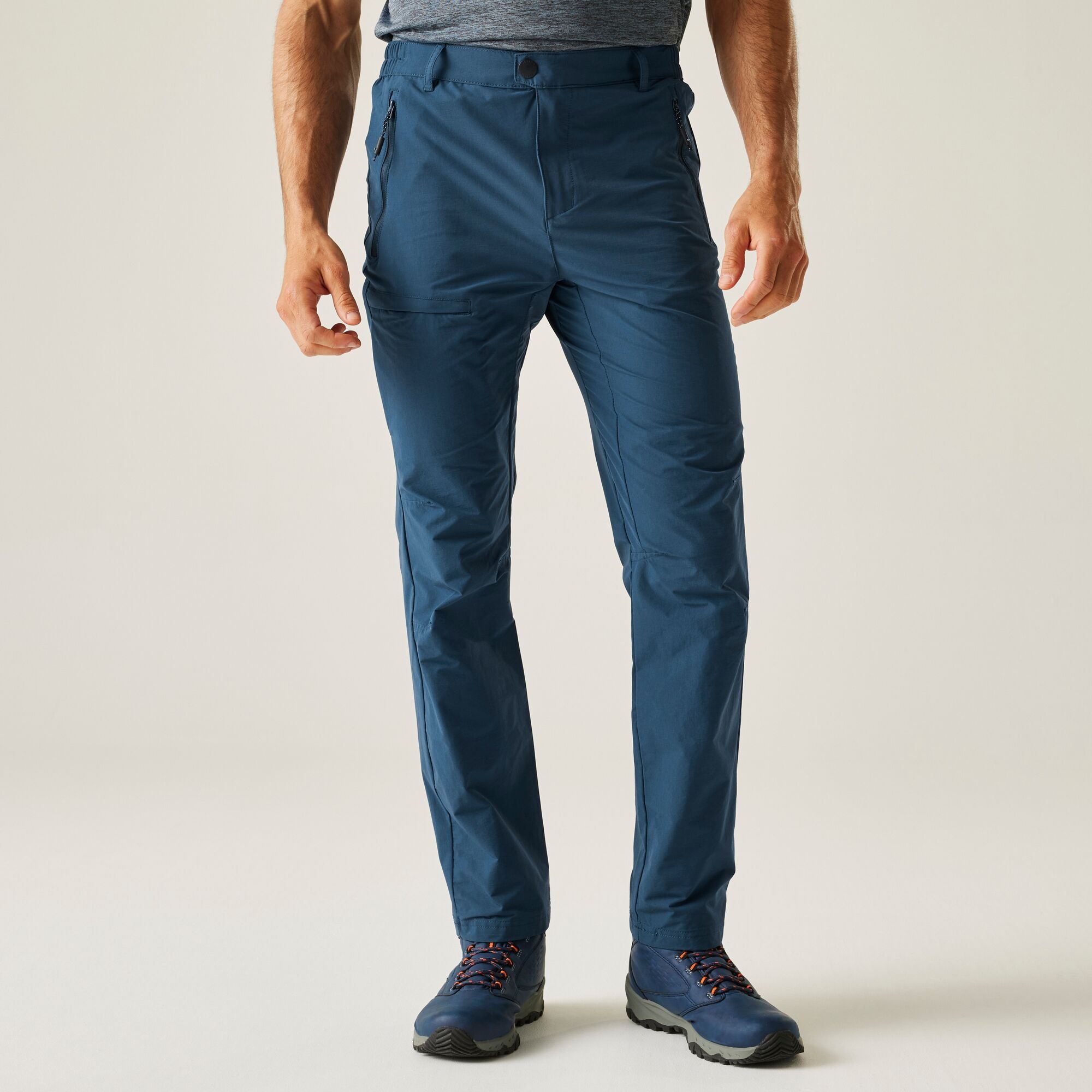 Regatta Highton II Ανδρικό Παντελόνι Πεζοπορίας Μπλε Σκούρο