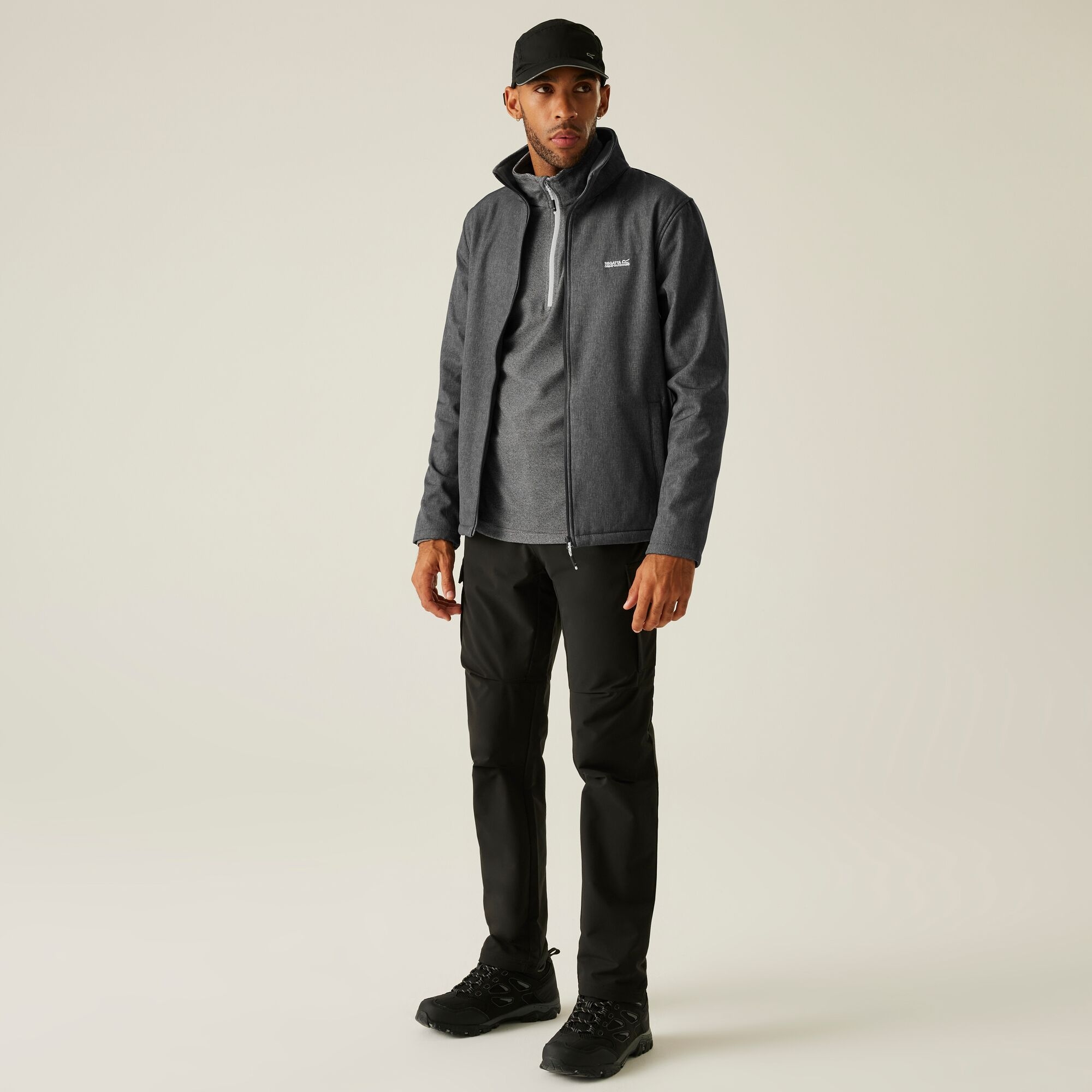 Ανδρικό Τζάκετ Regatta Cera V Softshell Γκρι Ανοιχτό - Image 2