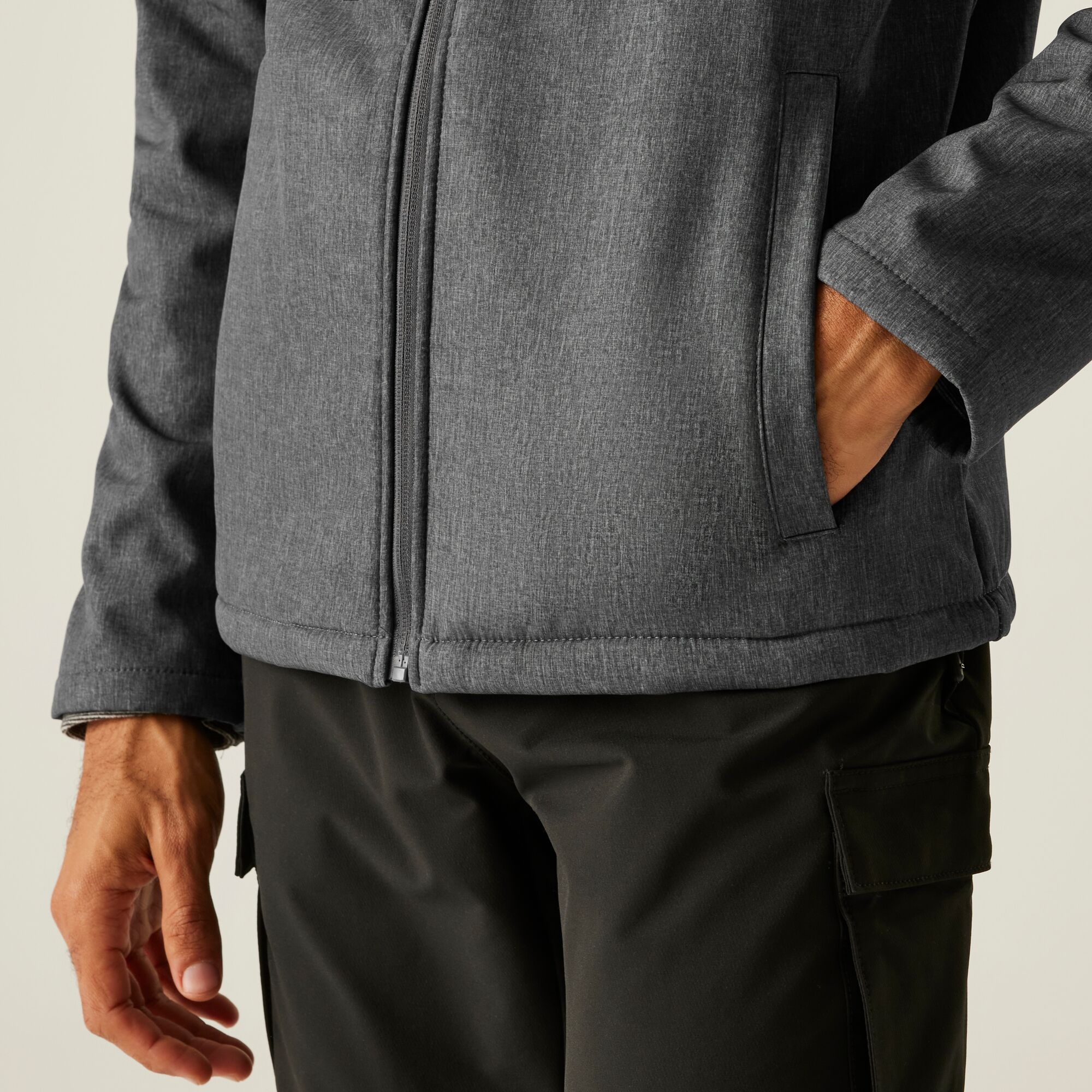 Ανδρικό Τζάκετ Regatta Cera V Softshell Γκρι Ανοιχτό - Image 6