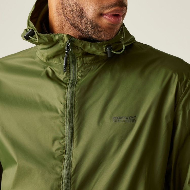 Ανδρικό Αδιάβροχο Τζάκετ Regatta Pack-It III Πράσινο - Image 4