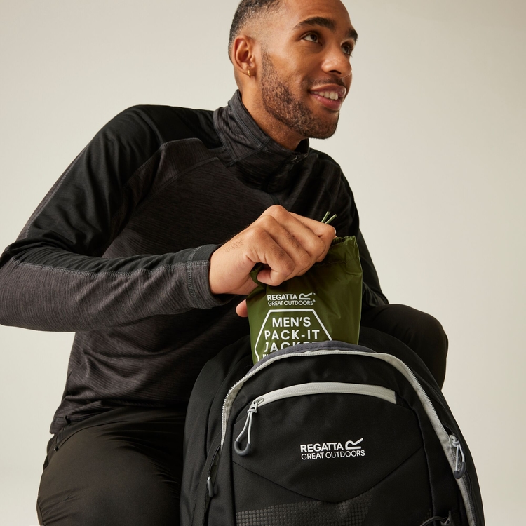 Ανδρικό Αδιάβροχο Τζάκετ Regatta Pack-It III Πράσινο - Image 5