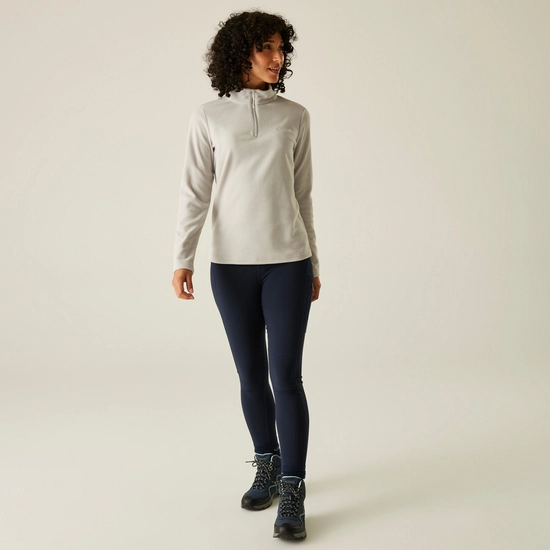 Fleece Γυναικείο Sweethart Half Zip Grey - Image 3