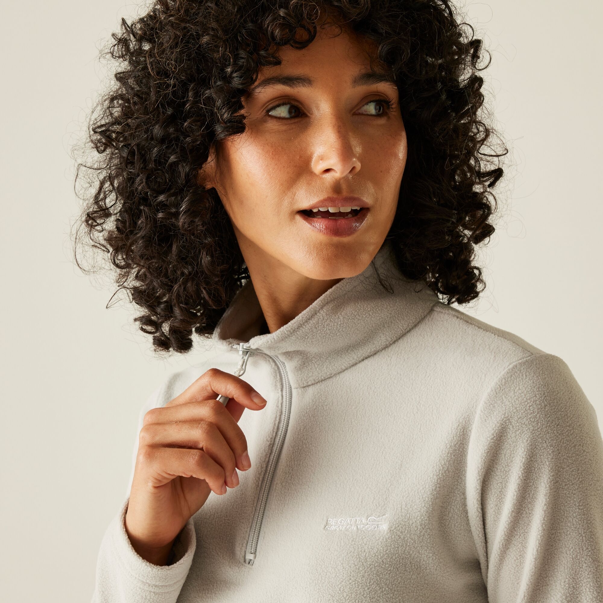 Fleece Γυναικείο Sweethart Half Zip Grey