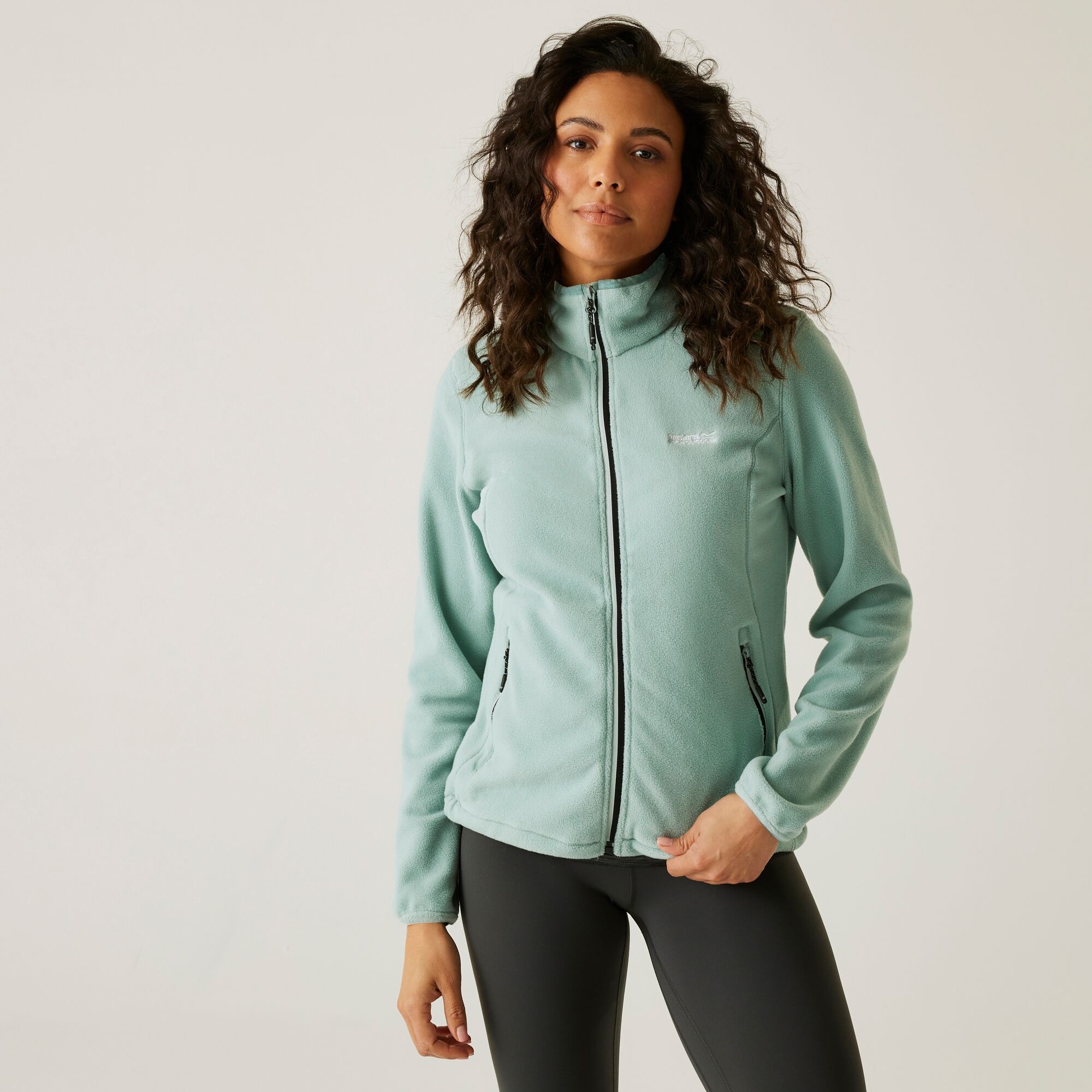 Fleece Γυναικείο Floreo IV Full Zip Γαλάζιο-Πράσινο - Image 2