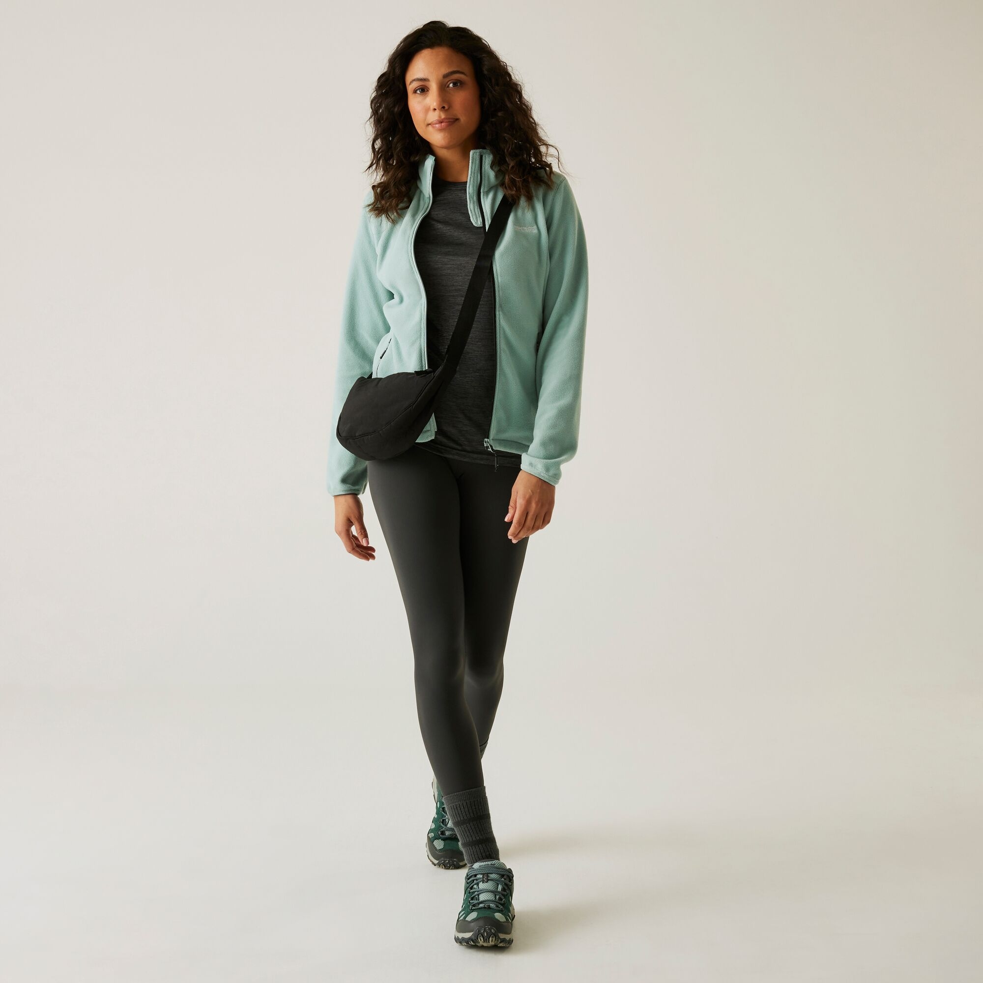 Fleece Γυναικείο Floreo IV Full Zip Γαλάζιο-Πράσινο - Image 4