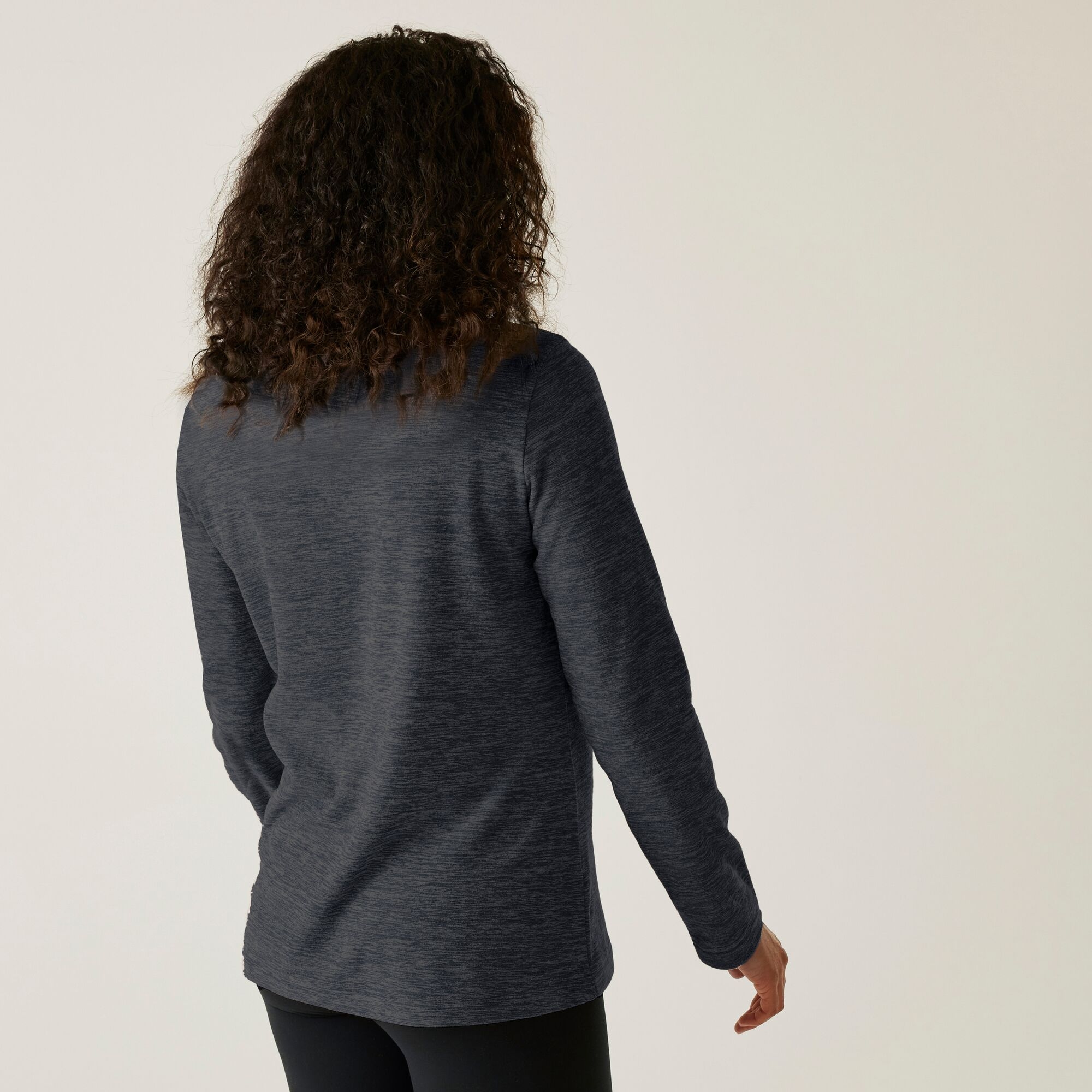 Fleece Γυναικείο Sweethart Marl Half Zip Γκρι - Image 3