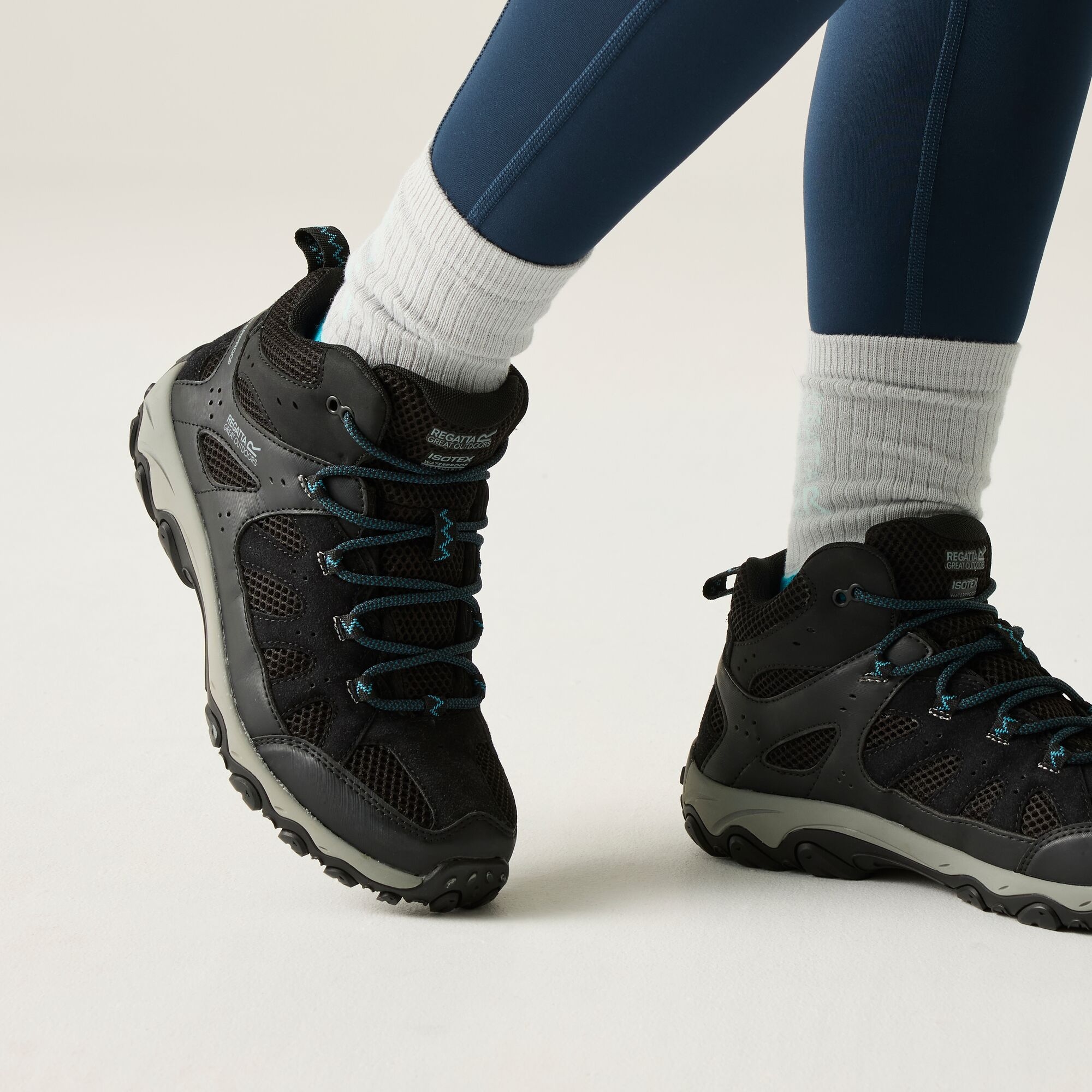 Regatta Edgepoint IV Γυναικεία Ορειβατικά Παπούτσια Μαύρα - Image 4